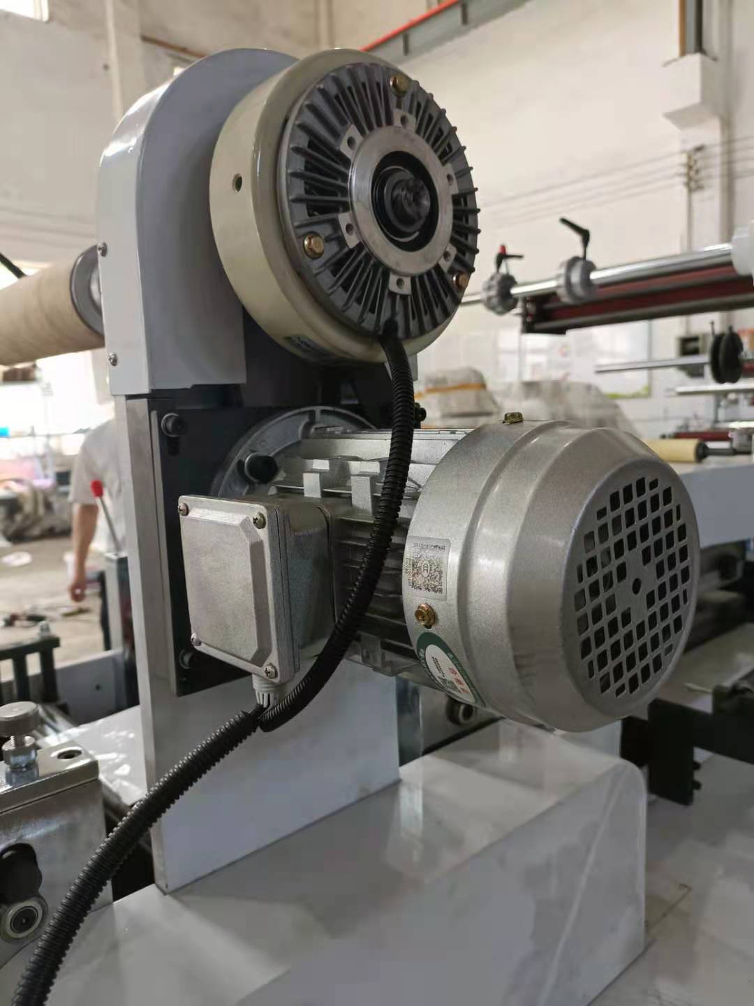 Automatic Label Fabric Die Cutting Machine Medium Speed Adhesive Tape Cutter