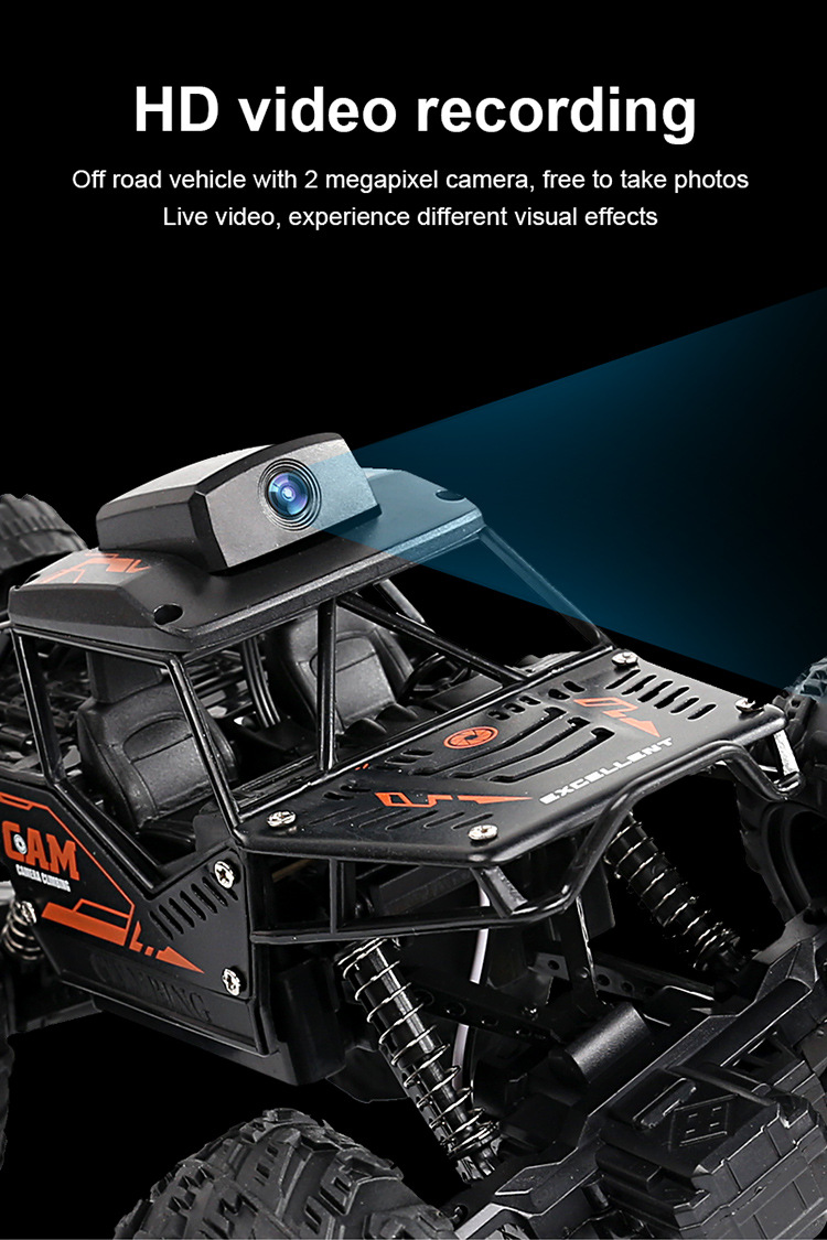 WIFI Outdoor RC Car Toy 720P Definition Image Transmission Video Car for 5-7 Years Old