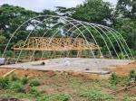 Sturdy UV Protected Polycarbonate Dryer Greenhouse with Hot Galvanized Steel