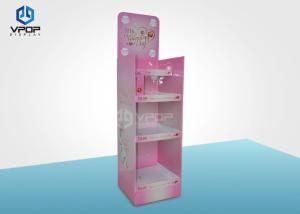 China Sports Stores Promotion Cardboard POS Stands Tall With Strong Structure wholesale