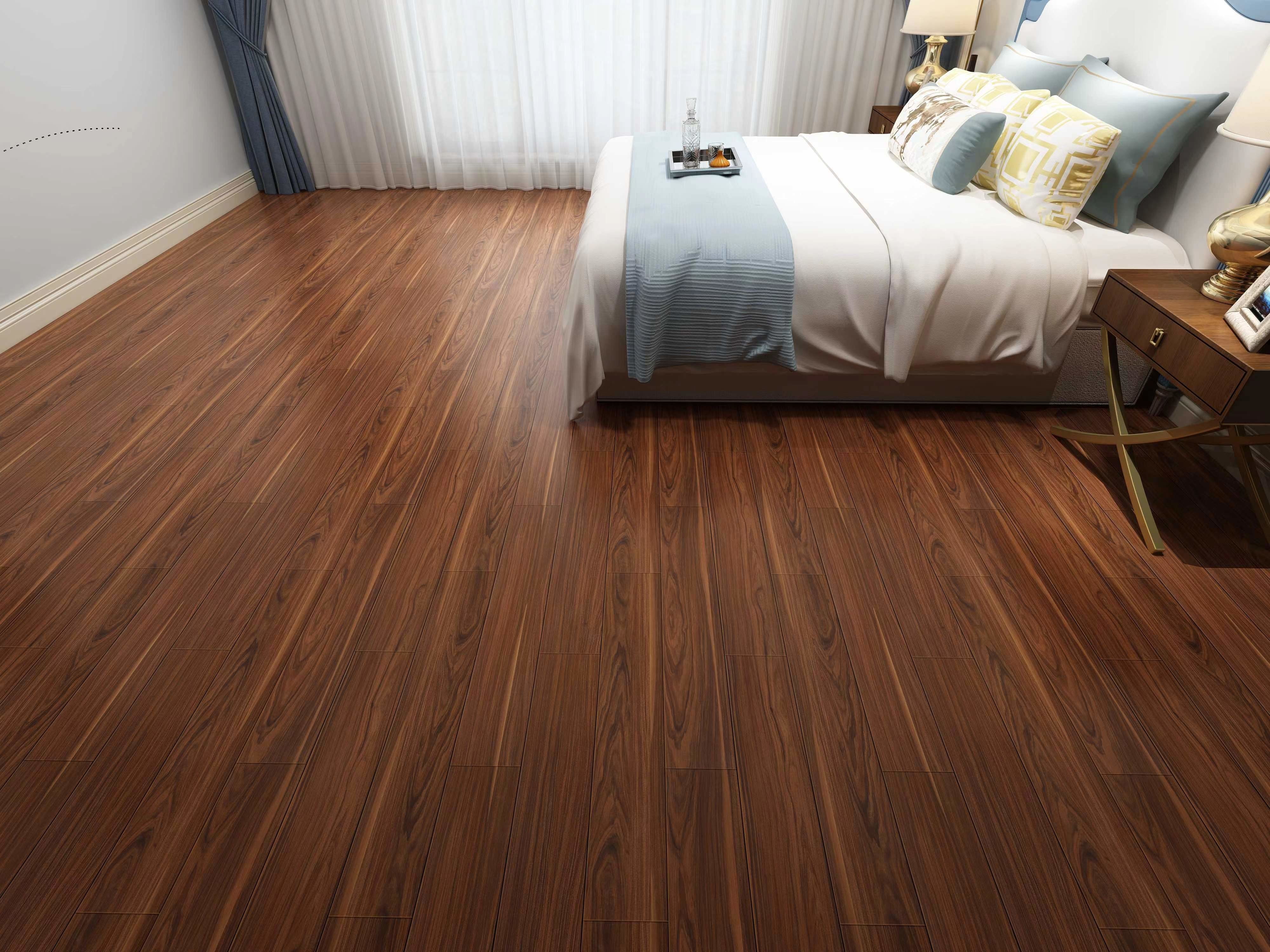 1.5mm To 5.0mm Thick Wood Grain Luxury Vinyl Tile LVT SPC PVC Vinyl Flooring