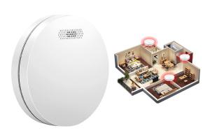 China Photoelectric Smoke Alarm With 10-Year Lithium Battery Battery Operated CO Detector wholesale