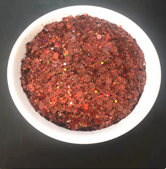 Christmas Occasion Iridescence Glitter Bulk Fine Glitter Powder for Loose Polyester Craft Glitter in a Variety of Colors