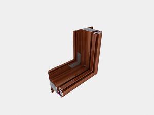 China EN755 6063 T5 Wood Finish Aluminium Profiles Extrusion wholesale