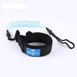 China Adjustable Kayak Safety Equipment , Coiled Kayak Rescue Gear Arm Leash wholesale