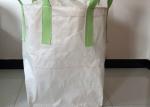 Green Lifting 1 Ton Storage Bags , Large Reinforce Woven Jumbo Bags