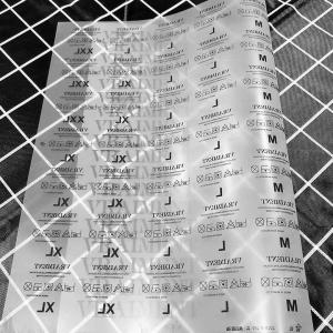 China Heat Transfer Clear TPU Garment Washing Care Labels wholesale
