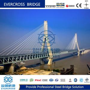 China COC Certificate Cable Stayed Bridges Long Life Prefab Steel Bridges wholesale