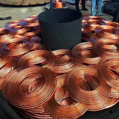 99.9% Cu Min Pancake Coil Copper Tube for Air Conditioning and Ventilation at FCA Term