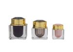 PMMA Custom Plastic Cosmetic Pump Bottle Packaging Set