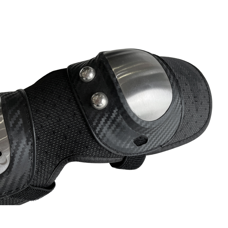 Black Professional Protectors for Bikers' and Motor-Riders Elbows and Knees