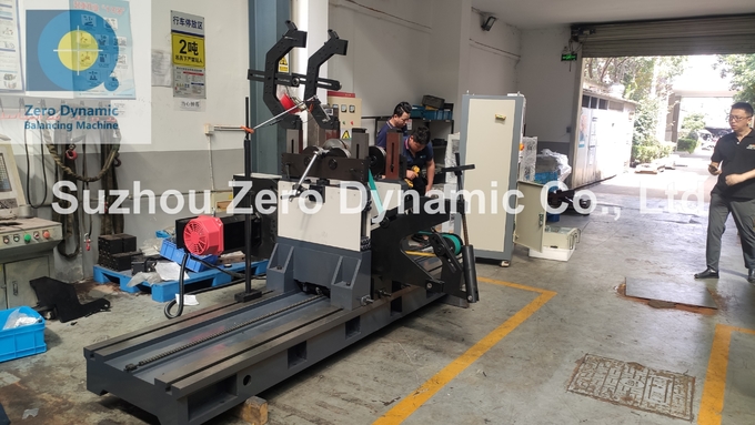 Generator Motor Rotor Balancing Machine, Belt Drive Hard Bearing Paper Mill Roller Balancer