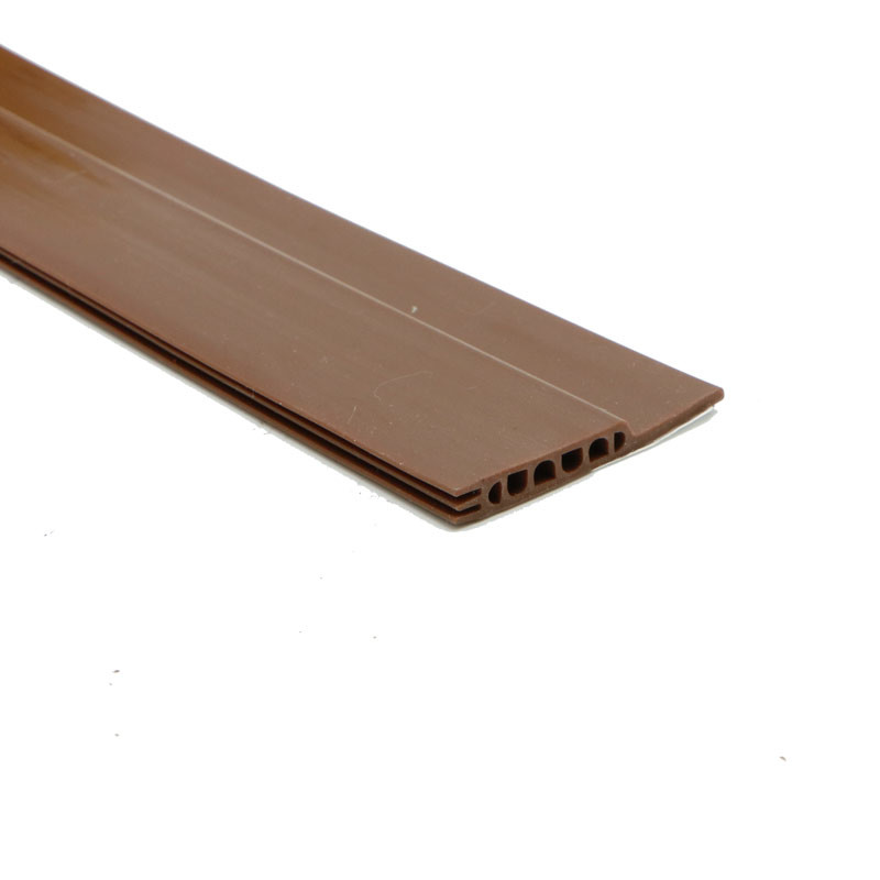 Brown Silicone Weather Stripping Self Adhesive Silicone Seal Strip For Windows