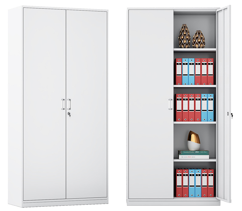 Modern White Office Furniture Filing Cabinet with Multi-drawer Steel Storage and Lock