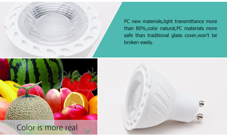 Ra90 high bright 5w GU10 spot light wholesale