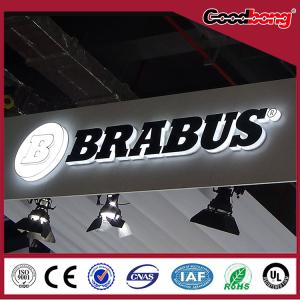 China Waterproof Acrylic Backlit Car Logo Letter Sign wholesale