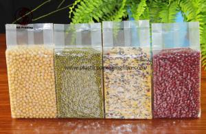China Stand Up Vacuum Seal Storage Bags for Grain / Bean / Rice Packaging Oxygen Resistant wholesale