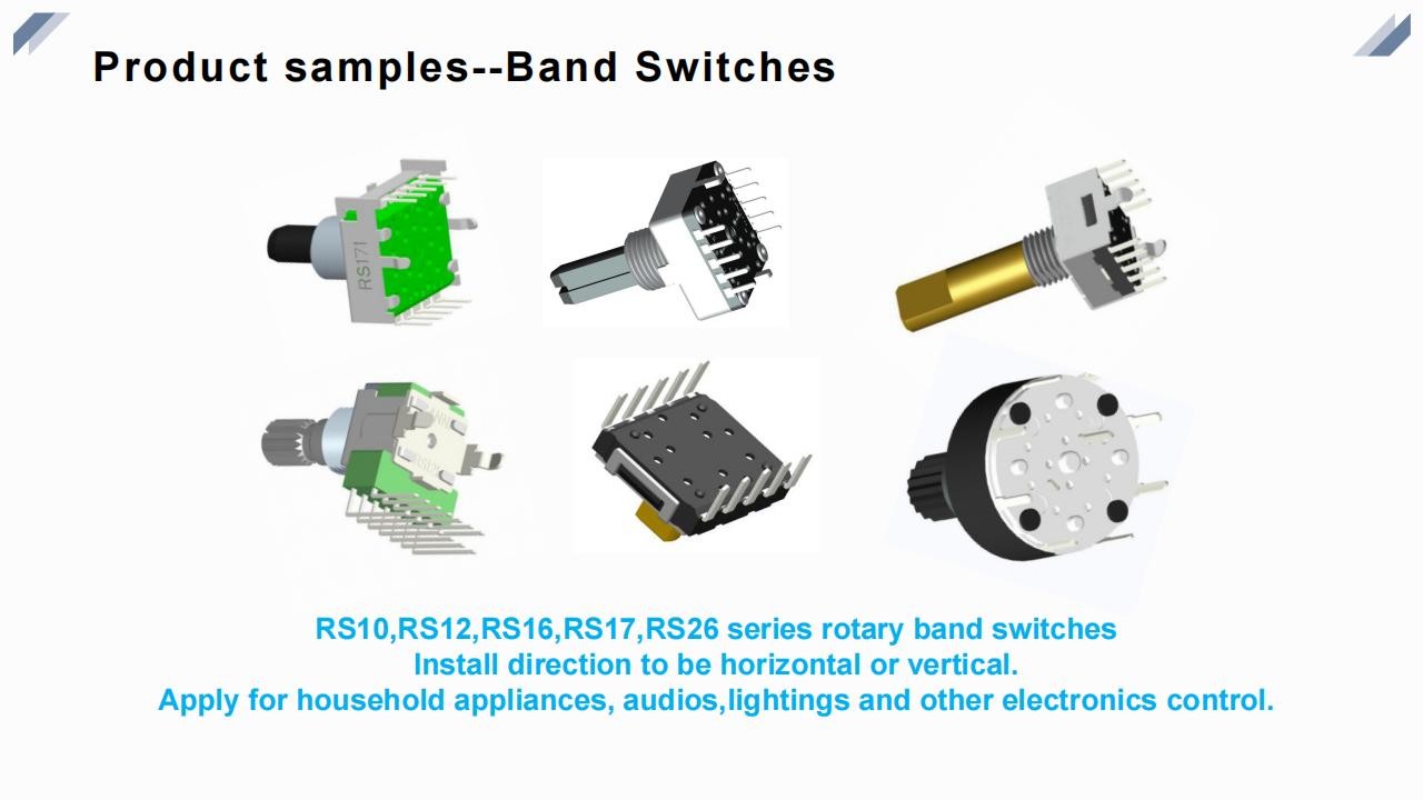 Dependable 5A 125VAC Electrical Changeover Switch With Through Hole Termination