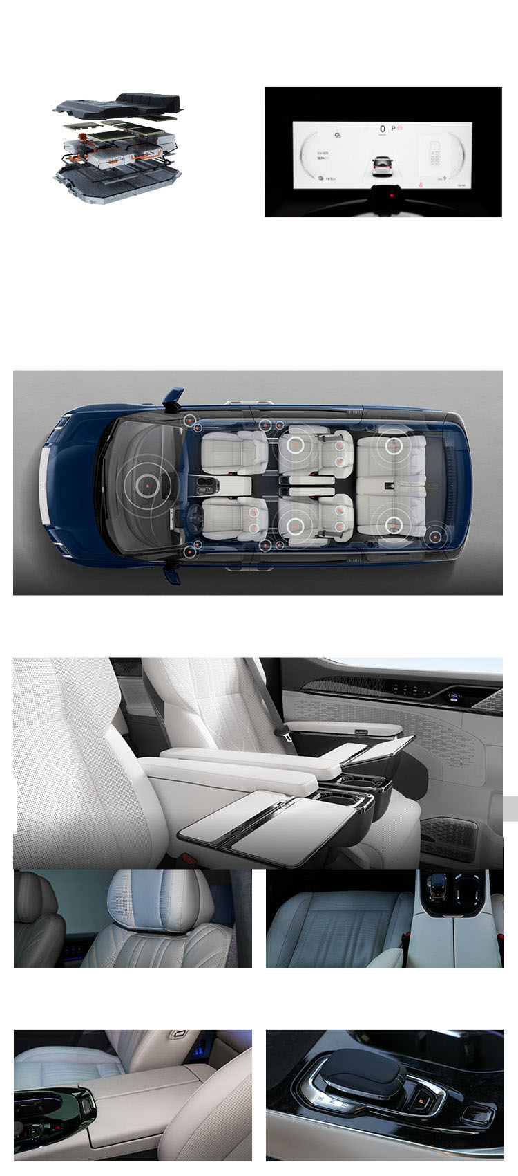 2023Zeeker 009 822km 140kwh Electric Luxury Household Business MPV 400kW Maximum Power