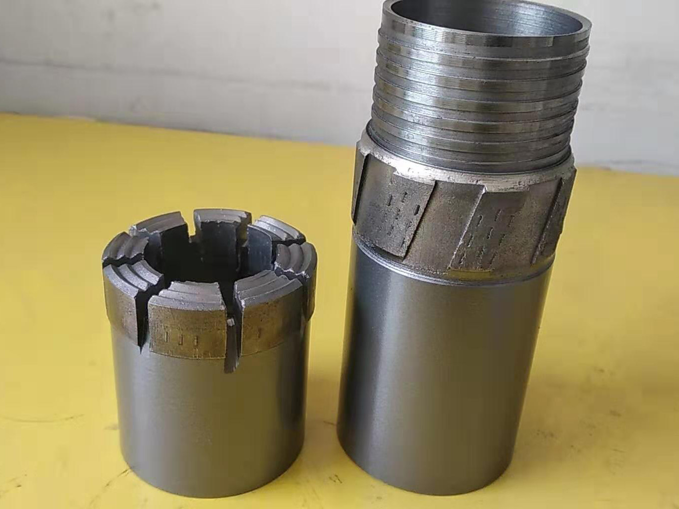 HQ Diamond Core Drill Bit Surface/Impregnated Set High Wear Resistance