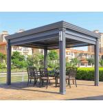 UV Resistant Modern Aluminum Louvered Pergola Versatile Outdoor Structure