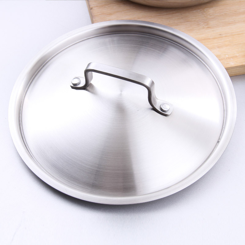 Minimalist Design Style Induction Kitchen Cooking Pan Stainless Steel Material