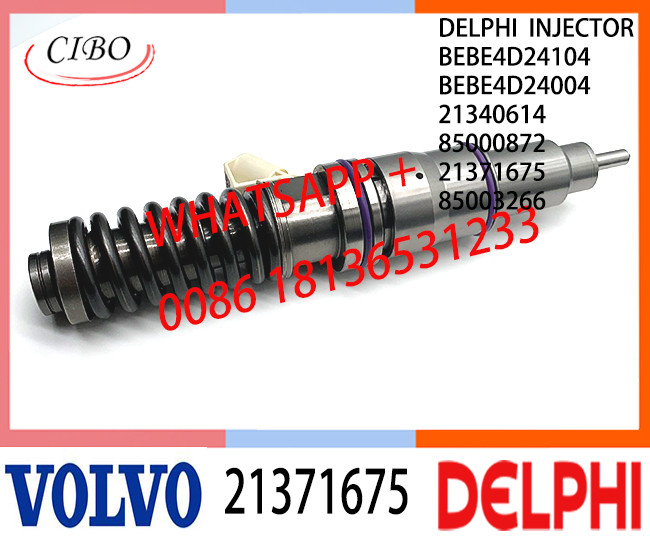 Common Fuel Diesel Injector 21371675 BEBE4D24104 BEBE4D24004 21340614 85000872 E3.18 for VOL MD13 EURO 4 LOW POWER