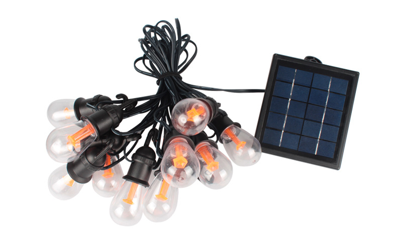 8.5M 15 LED Solar Edison Bulb String Lights