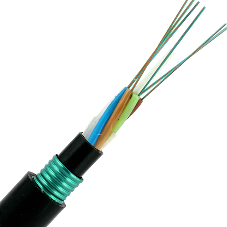 Waterproof Armored 9.6mm Yofc Direct Buried Fiber Optic Cable