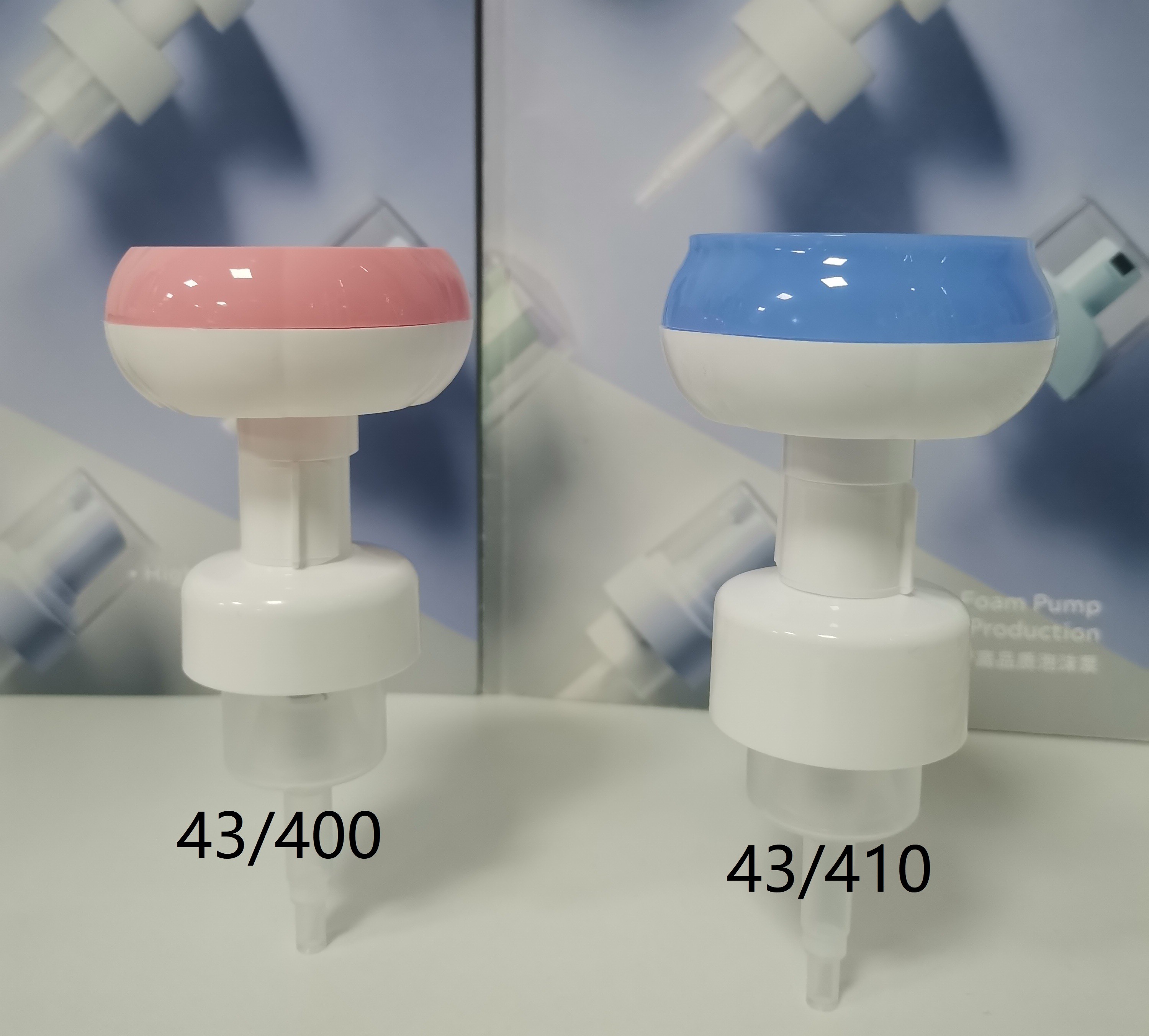 Durable Flower Foam Pump Dispenser For 43mm Bottles PET/PP/PE Material