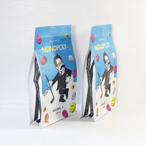 China Custom Eight Side Sealing Flat Bottom Bag For Food Packaging Secure Durable wholesale