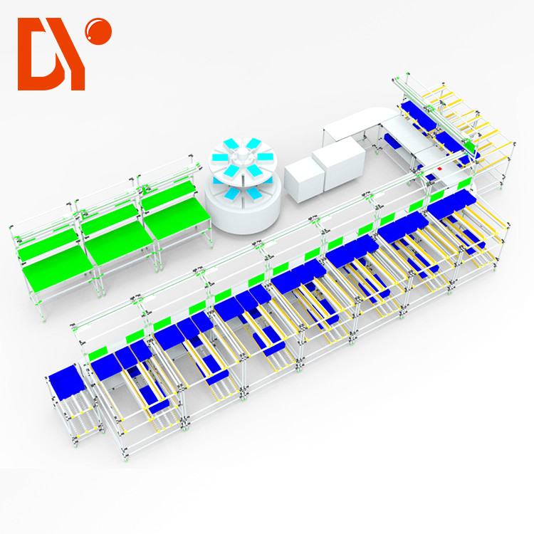 Workshop Warehouse Lean Production Line Custom Color For Electronics