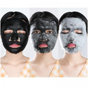 Clear Pores Mud Face Mask Dense Delicate Bubbles With Bamboo Charcoal Film Cloth