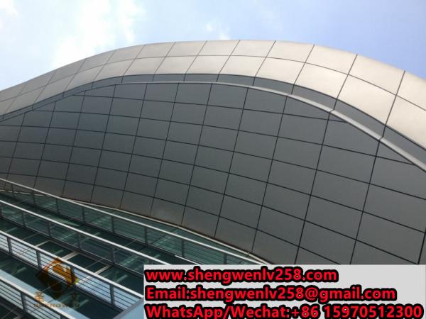 Modern Design Aluminum Facade Cladding Custom Marble/Wooden Textured Aluminum