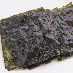 China Roasted Seaweed Dried Nori Sheets 100 Per Bag Dark Green wholesale