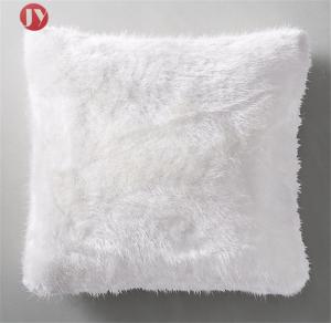 China Soft Warm Faux Fur Pillow cover Home Chair Seat Decorative Solid Short fox fur Cushion Cover wholesale
