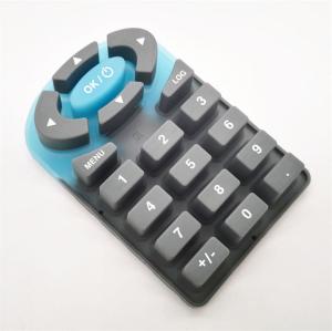 China Remote Control POS Machine Waterproof Keys Conductive Silicone Keyboard wholesale