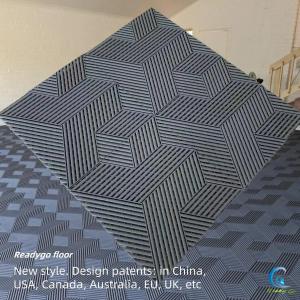 China Black Anti Uv Garagetrac Flooring Anti Aging Garage Floor Tile 2500Lbs Anti Impact wholesale