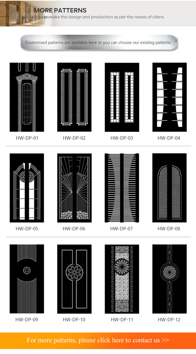 Customized Hairline Ss Sheet Embossed Finish Elevator Stainless Steel Sheet