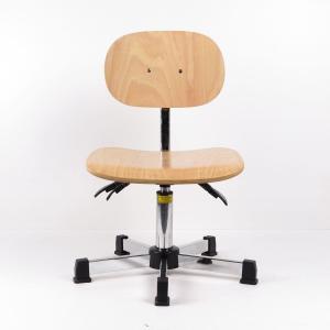 China Plywood Adjustable Industrial Production Chairs 3 Ways Wooden Swivel Chair wholesale