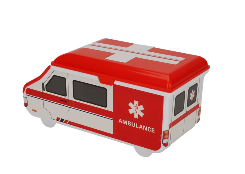 Outdoor Ambulance-Shaped First Aid Kit with Custom Logo – Ideal for Medical & Emergency Use