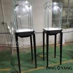 500X400X1600MM Stain Steel Store Jewelry Display Cases