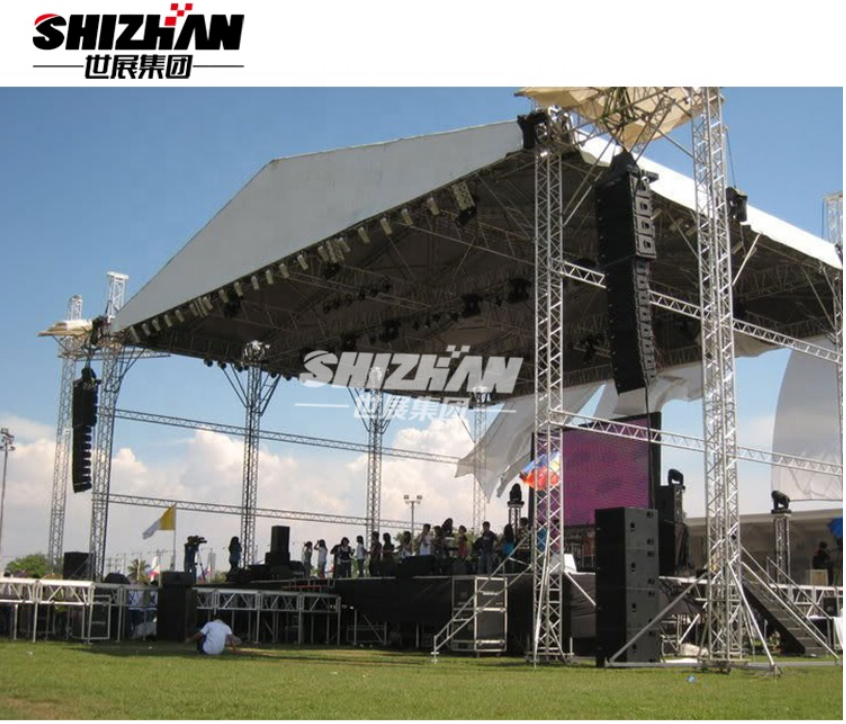 Exhibition Booth Aluminium Lighting Truss Display With Good Load Capacity Hanging Lights