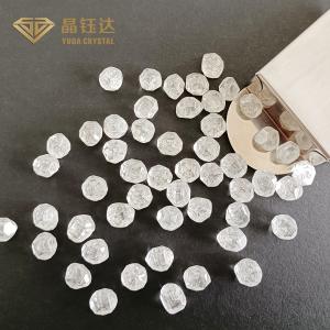 China 4CT 5CT Synthetic HPHT Diamond Rough White Cultivated Loose Diamonds wholesale