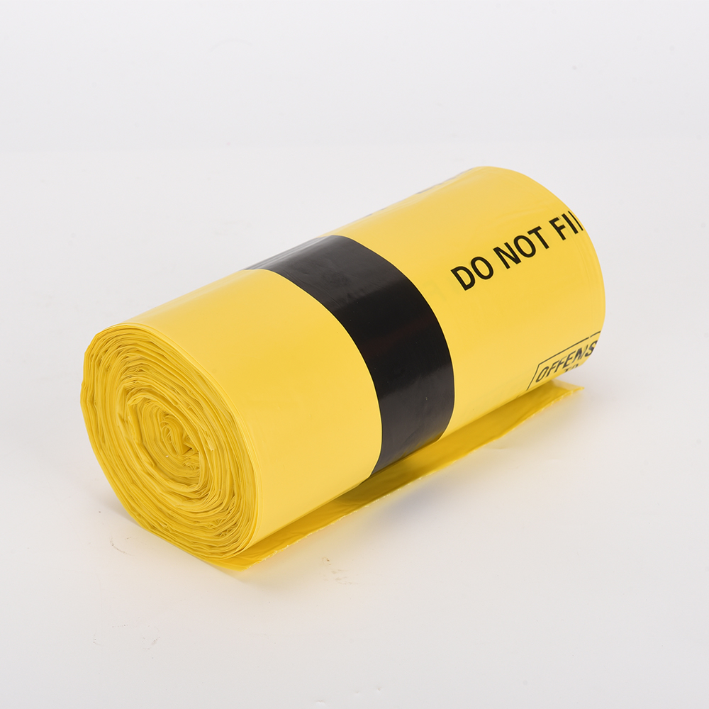 Customized PE Medical Biohazard Waste Bags Perfect Mechanical Resistance And Opacity For Hospital
