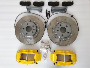 China Honda Accord 4 Pot Brake Kit Yellow 5200 Caliper 330*28mm Disc For 17In Wheel wholesale