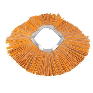 China Convoluted Accessories Sanitation Road Snow Sweeping Brush Wafer Sweeper Brush Road Sweeper Brush wholesale