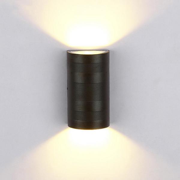 Waterproof up down black led outdoor wall lights & exterior wall light outside