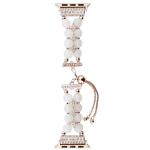 Jewelry Bracelet Beads Women Watchstrap for iWatch 8 Series 38mm 40mm Smart