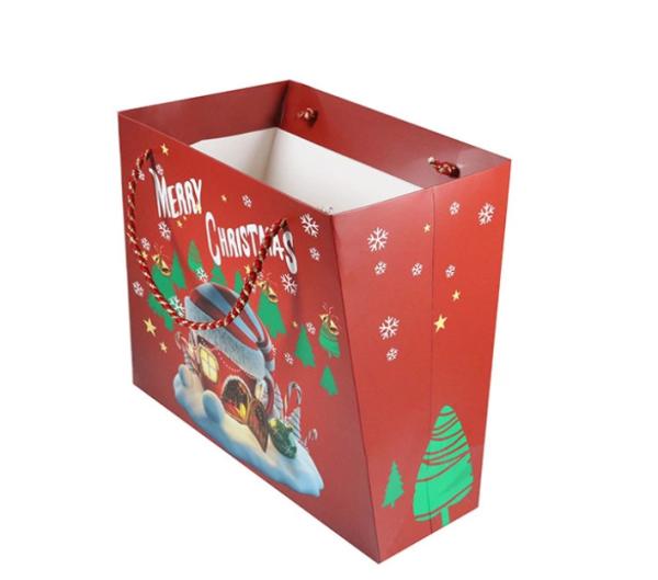 Customized Size Personalised Printed Gift Bags Coated Paper Material For